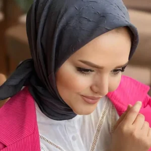 Bambu Kraş Eşarp Antrasit
