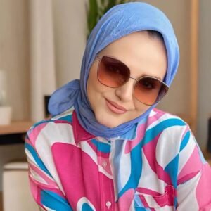 Bambu Kraş Eşarp Mavi