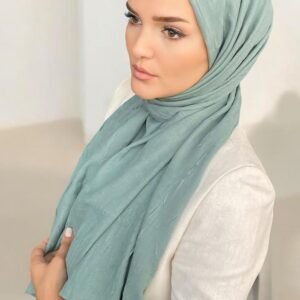 Bambu Kraş Şal Su Yeşili