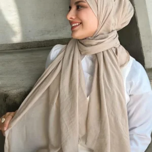 Dubai Pamuk Şal Bej