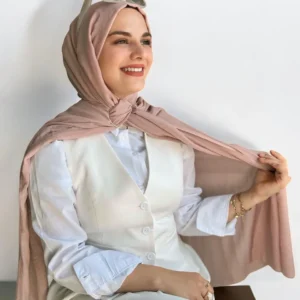 Alternative view of Dubai Pamuk Şal Pudra Pembe
