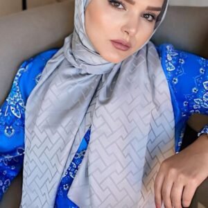 Alternative view of Jakar İpeksi Labirent Desen Şal Gri