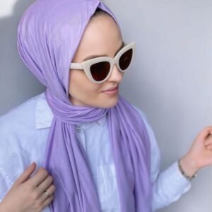 Penye Şal Lila